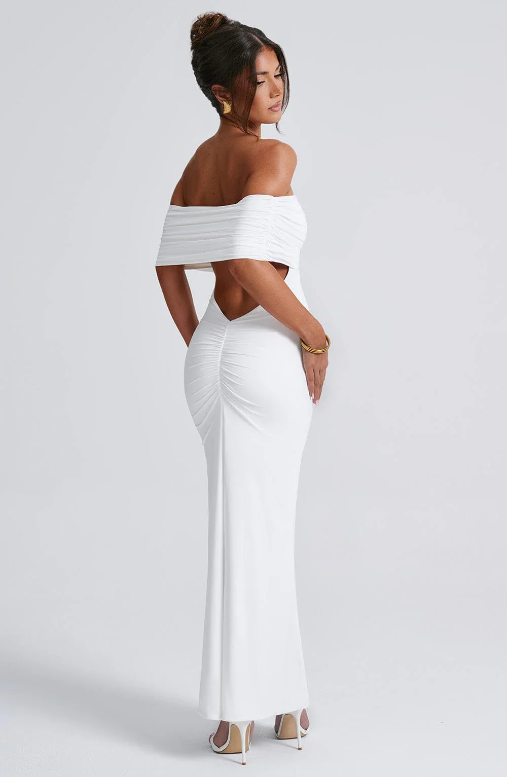 Ivy Off-Shoulder Maxi Dress - Image 9