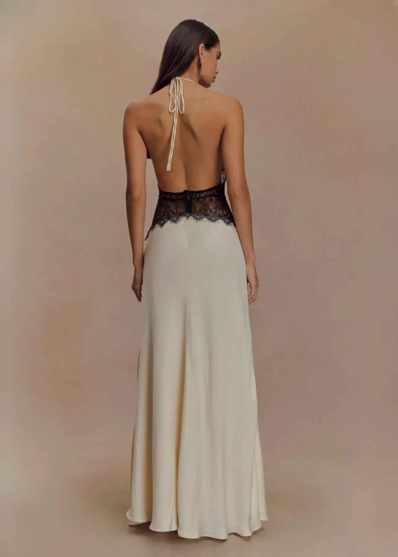 Serena Lace Halter Maxi Dress - Image 7