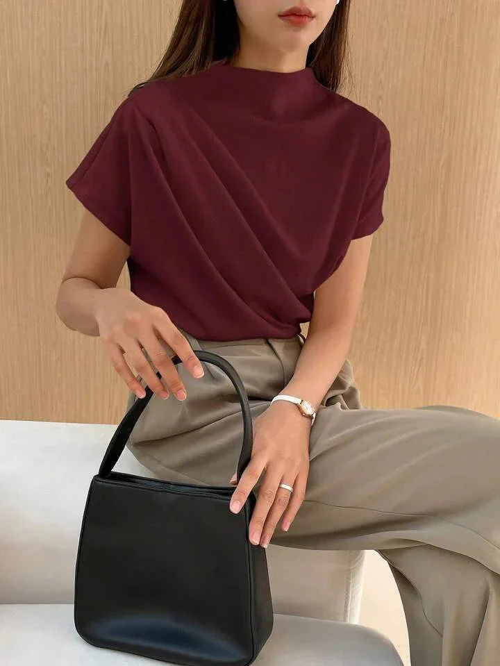 Eliavetta Funnel Neck Blouse - Image 5