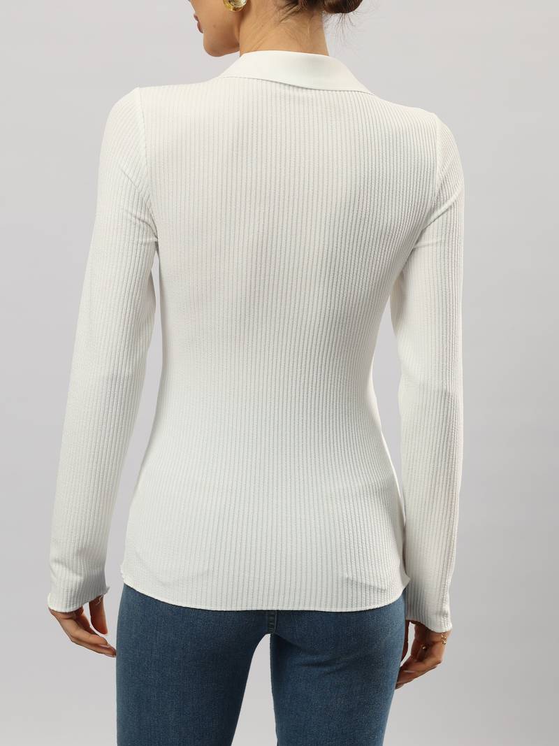 Federica Ribbed Polo - Image 3