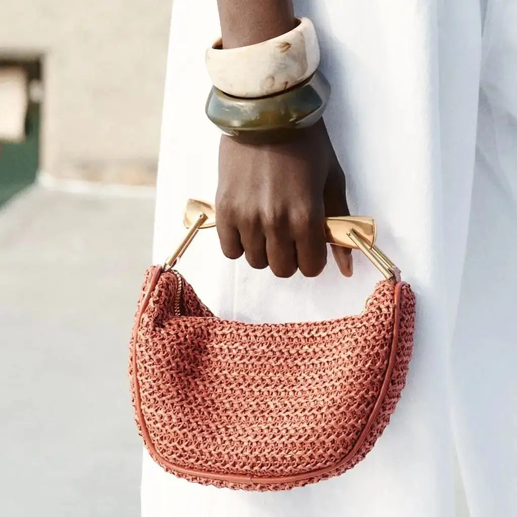 Gianvora Straw Clutch - Image 9