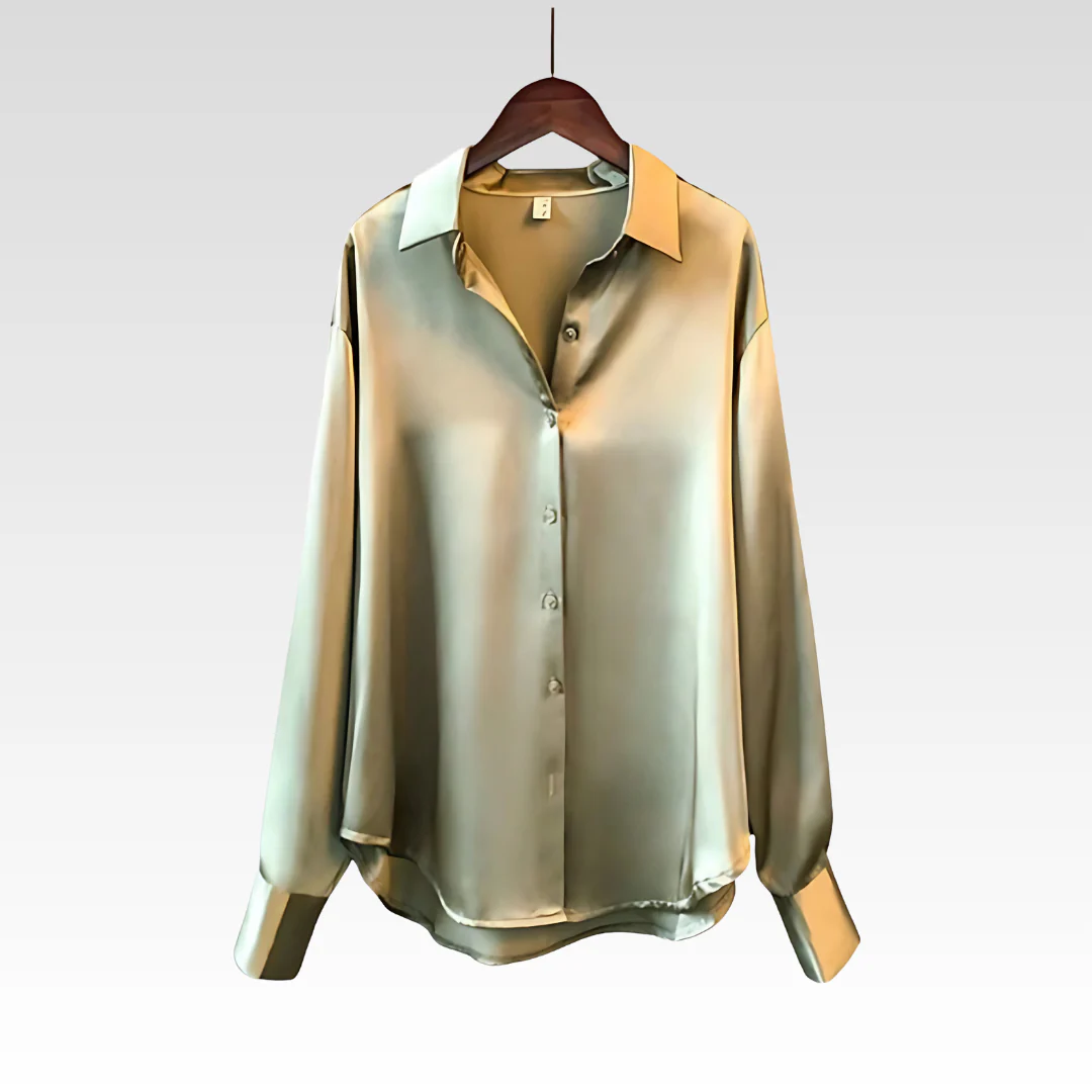 Lisse Satin Shirt - Image 3