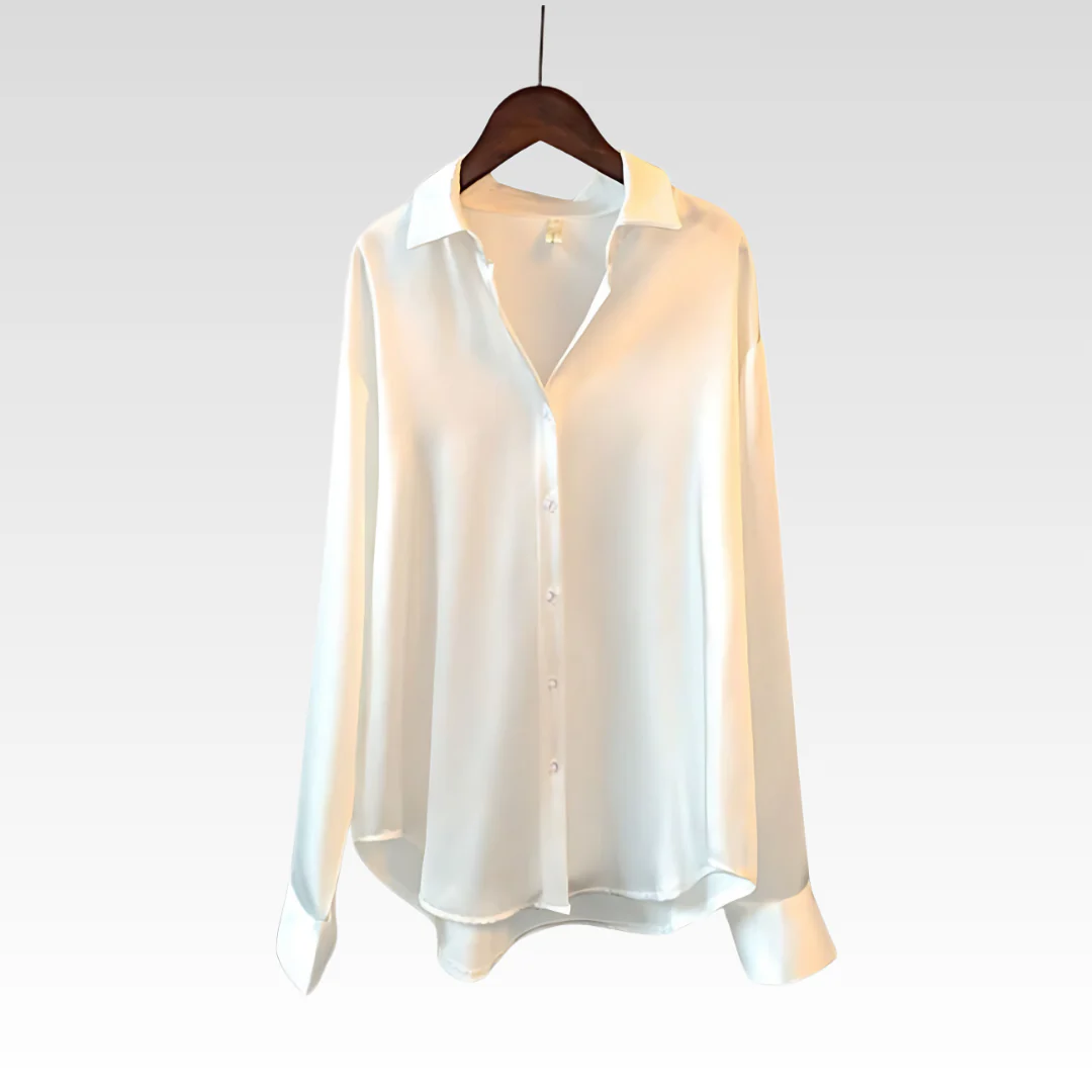 Lisse Satin Shirt - Image 6
