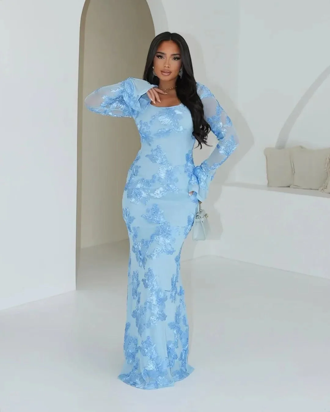 Lola Floral Maxi Gown - Image 3