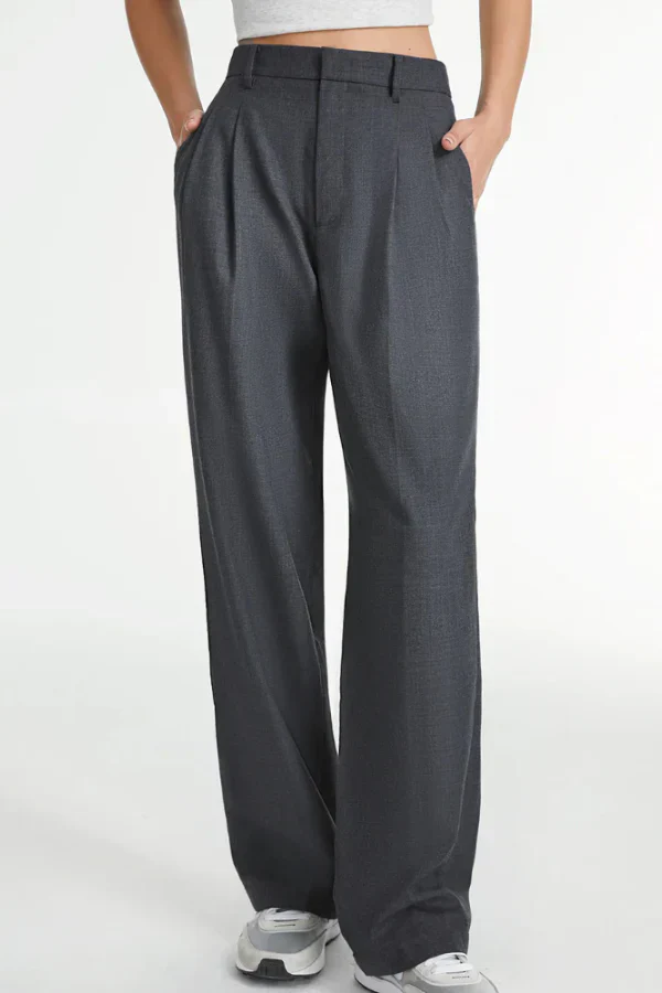 Lucia Charcoal Tailored Pants - Image 3