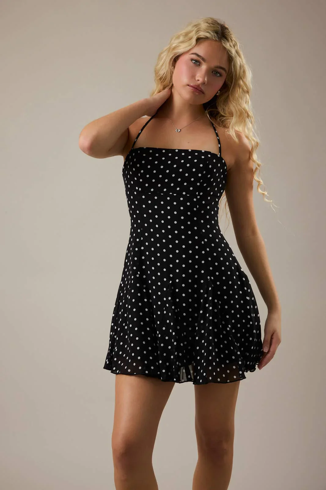 Luna Polka Dot Mini Dress