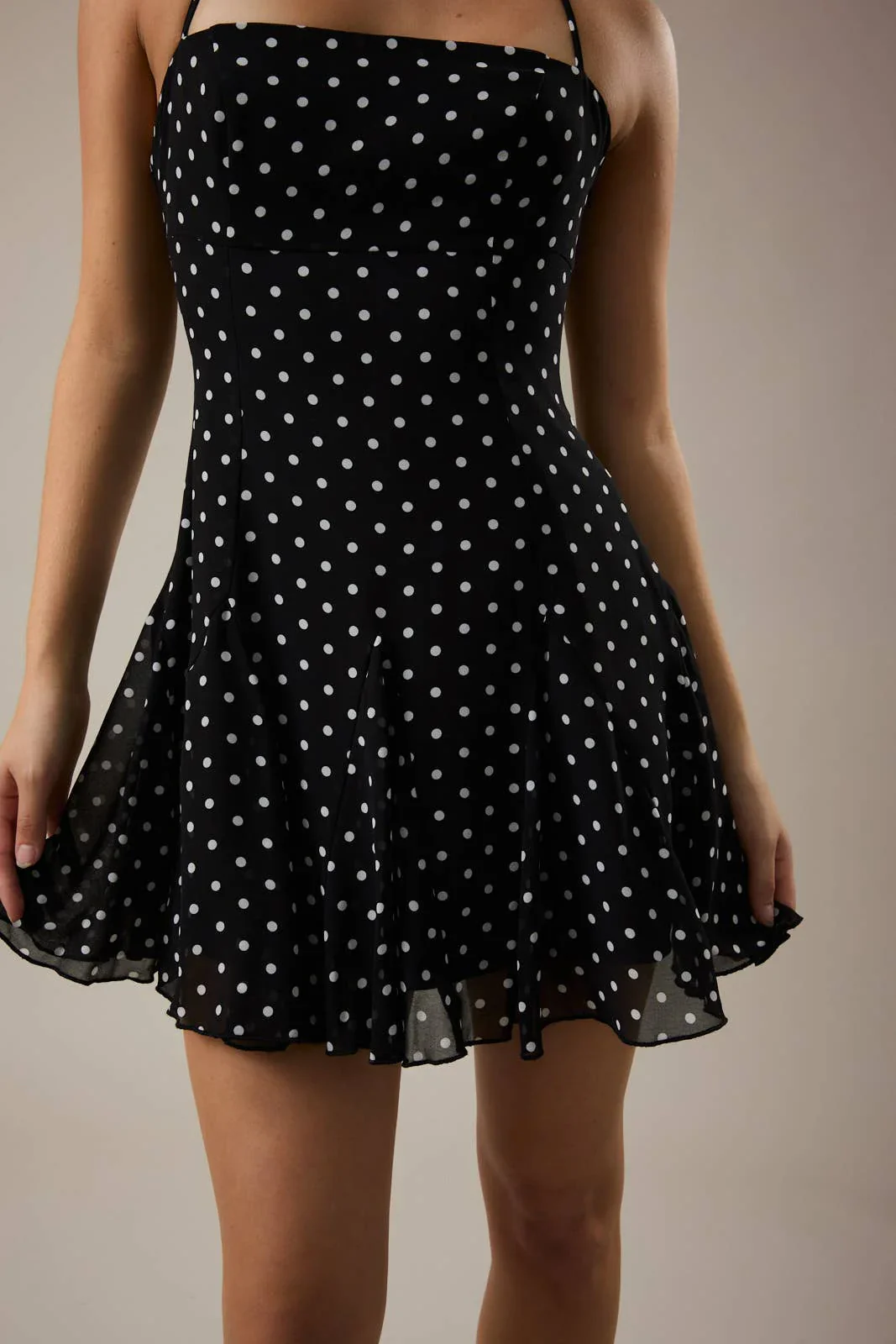 Luna Polka Dot Mini Dress - Image 6