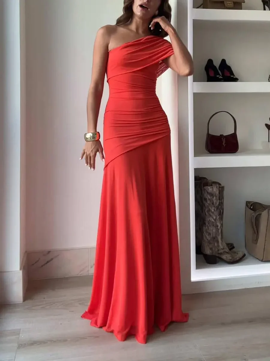 Maya Off Shoulder Maxi Dress - Image 4