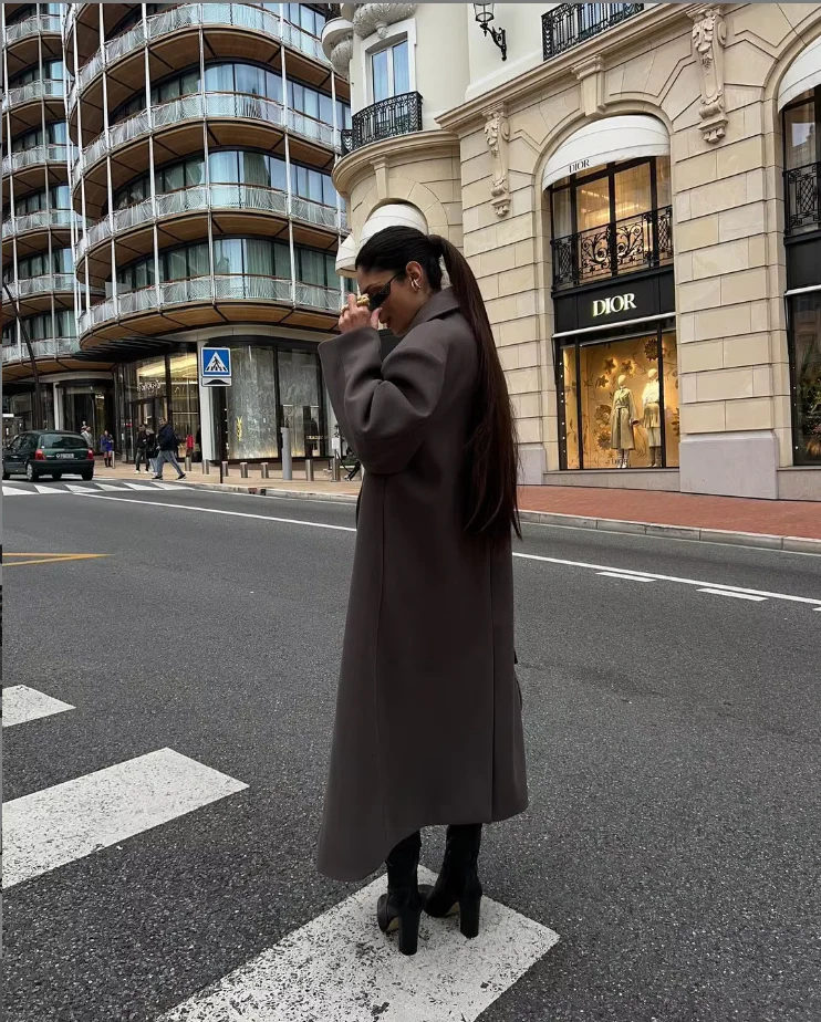 Noella Oversized Long Coat - Image 5