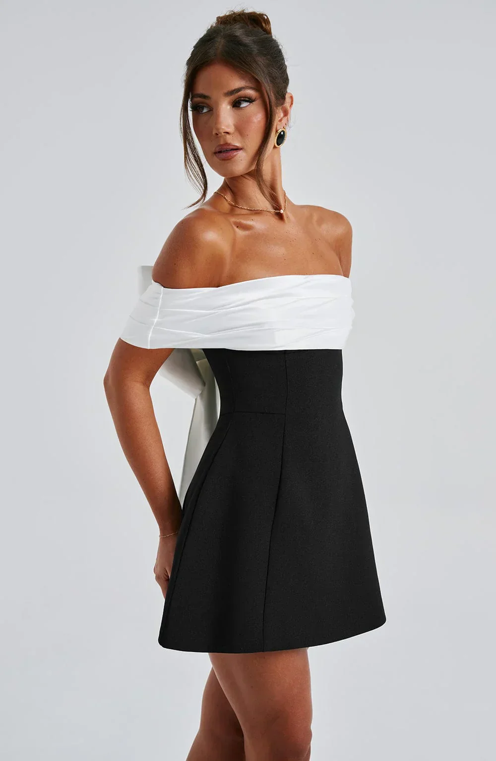 Noir Mini Dress - Image 4
