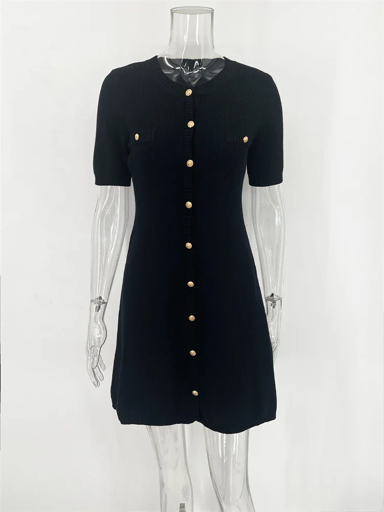 Mandi Knit Mini Dress - Image 3