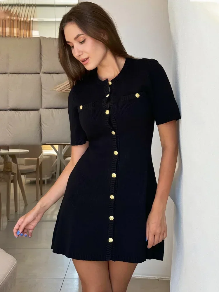 Mandi Knit Mini Dress - Image 5