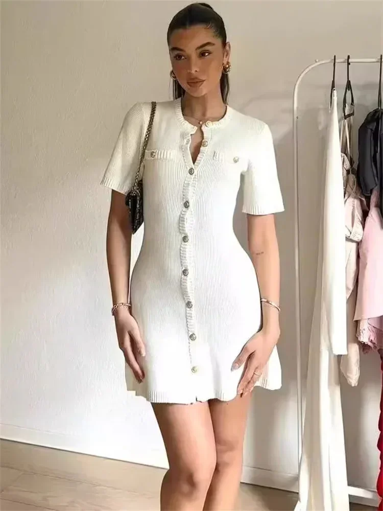 Mandi Knit Mini Dress - Image 6