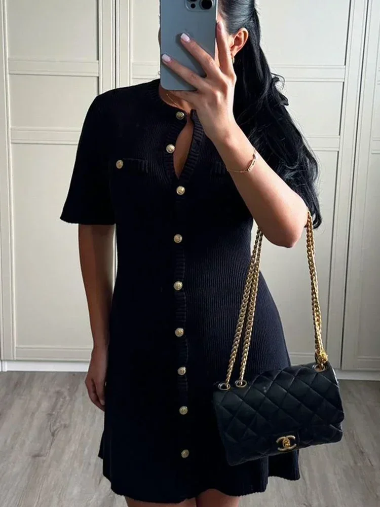 Mandi Knit Mini Dress - Image 9
