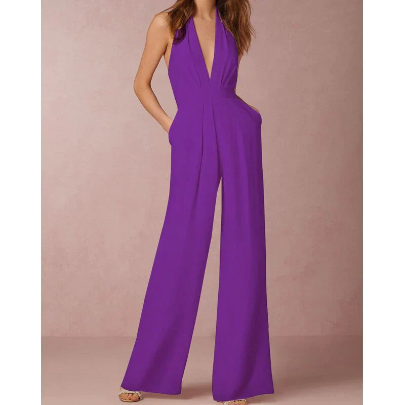 Verona V-neck Jumpsuit - Image 6