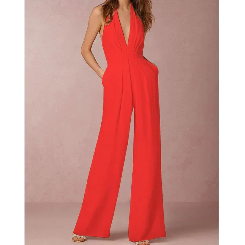 Verona V-neck Jumpsuit - Image 7