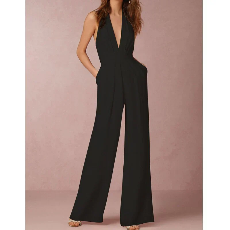 Verona V-neck Jumpsuit - Image 8